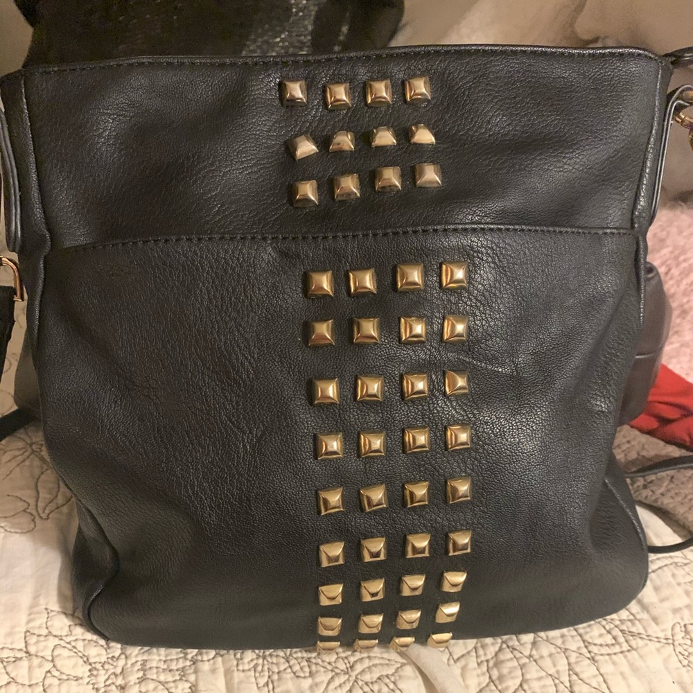 Black Leather Purse